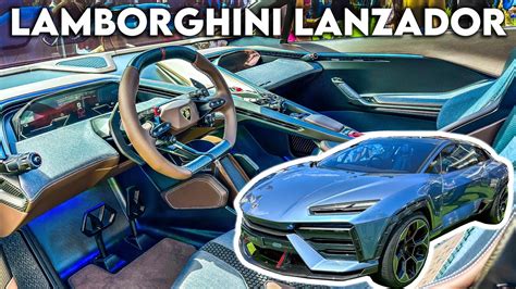 INSIDE The NEW Lamborghini Lanzador! - YouTube