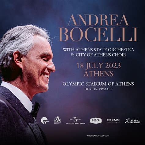 Andrea Bocelli 2023 | Εισιτήρια online! | Viva.gr