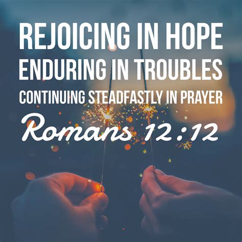 Rom 12:12 – Rejoice in Hope – Encouraging Bible Verses