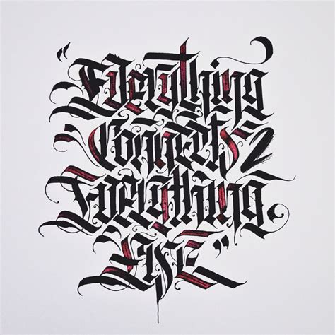 Calligraphy on Behance | Calligraphy words, Lettering, Tattoo lettering fonts