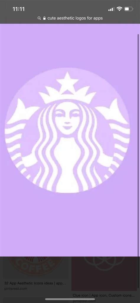 Purple Starbucks logo | Starbucks logo, Custom icons, App icon