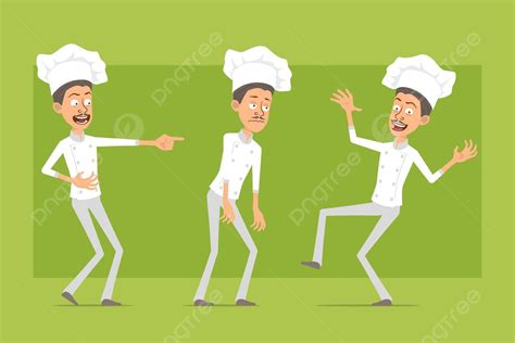 Vector Set Of Flat Cartoon Chef Characters Cooking Vector, Handsome ...