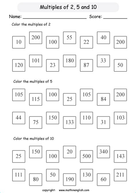 Printable primary math worksheet for math grades 1 to 6 based on the Singapore math curriculum.