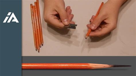 How to sharpen charcoal pencils? : learnart