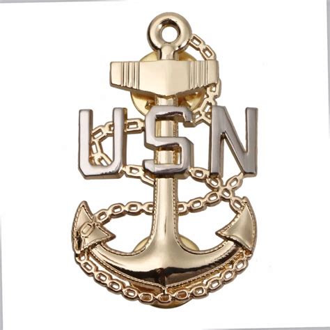 WWII US UNITED STATES NAVY USN OFFICER LAPEL HAT PIN BADGE on ...