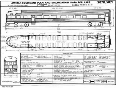 Railroad Passenger Car Diagrams