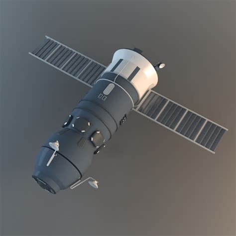 3d model progress spacecraft