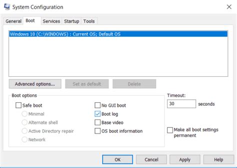 Enable or Disable Boot Log in Windows 10 – TechCult