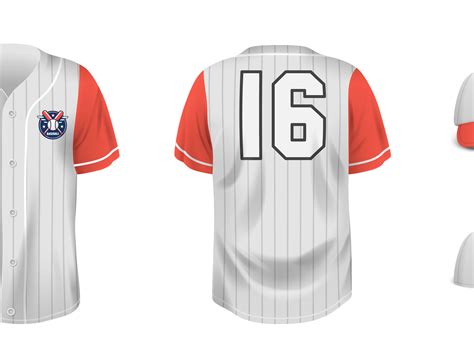 Baseball uniform set by Macrovector on Dribbble