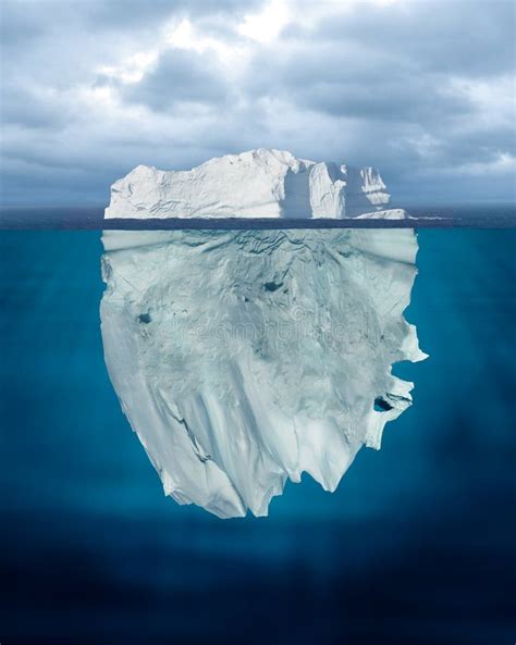 Tip of the Iceberg stock photo. Image of nature, polar - 66585156