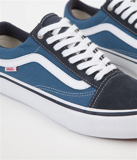 Vans Old Skool Pro Shoes - Navy / STV Navy / White | Flatspot