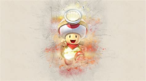 #hero #artwork Toad (character) Super Mario Bros. Captain Toad: Treasure Tracker Super Smash ...