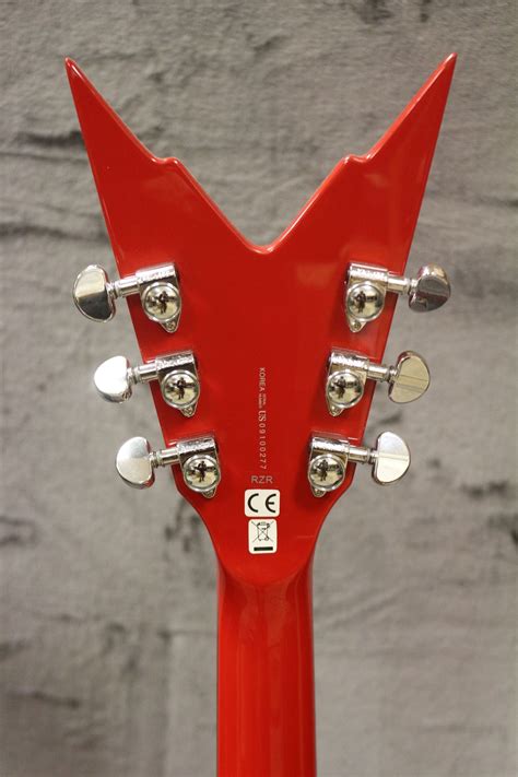 Dean Razorback Dimebag Red w/ White Trim > Guitars Electric Solid Body | Empire Guitars RI