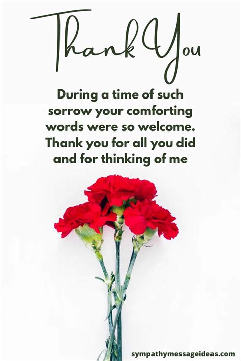 Thank you Notes for Condolences and Sympathy Card Messages | Sympathy ...