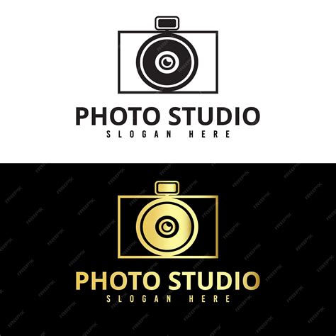 Premium Vector | Studio photography logo design