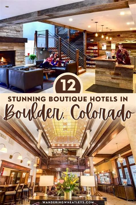 12 Cool Boutique Hotels in Boulder, Colorado in 2021 | Hotel, Best ...