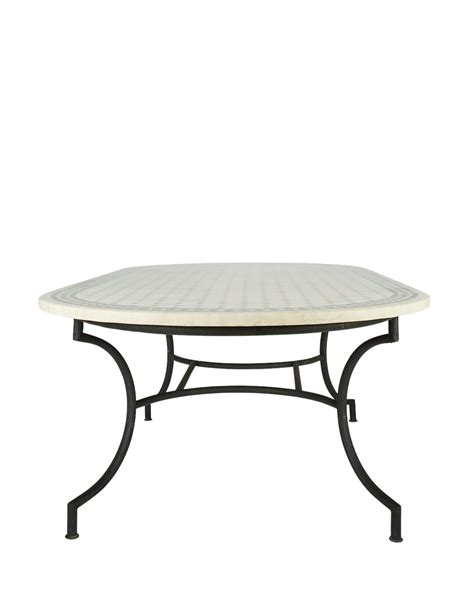 Moroccan Marble Oval Dining Table – CLO Studios