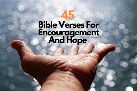 45 Bible Verses For Encouragement And Hope