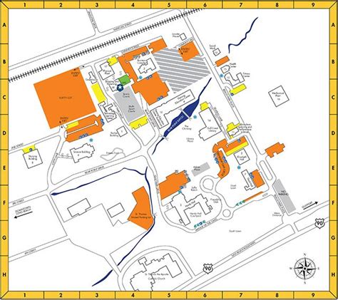 Southern Miss Campus Map