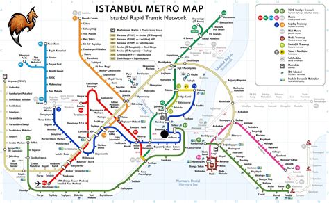 Estambul mapa metro de 2017 - Metro ıstanbul mapa (Turquía)