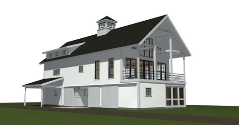 Contemporary Barn House Plans The Montshire