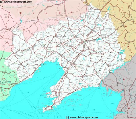 Liaoning Province, China - Liaoning Map 2A Schematic, by ChinaReport.com