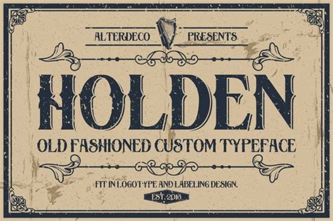 an old fashioned typeface font with the word holder written in black ...