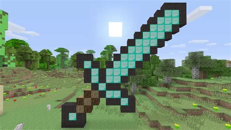 Minecraft Diamond Sword Pixel Art | Images and Photos finder