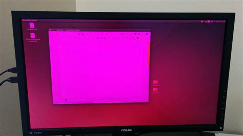 nvidia - Asus external monitor has pink tint - Ask Ubuntu