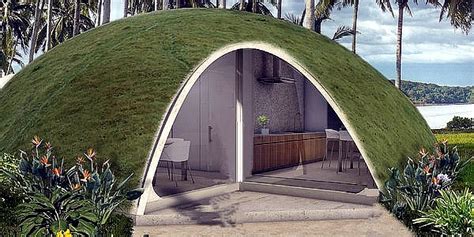 These concrete pour houses can be built for $3,500 | Dome house, Earth ...