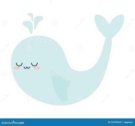 Baby whale design stock vector. Illustration of lovely - 231078333