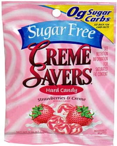 Creme Savers Creme Savers, Strawberries & Creme, Sugar Free Hard Candy ...