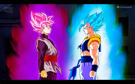 Gogeta SSB vs Black Goku SSR by ChekoAguilar on DeviantArt