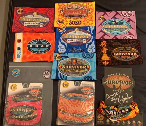 My Buff Collection! : r/survivor