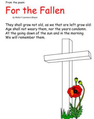 Poem: For the Fallen