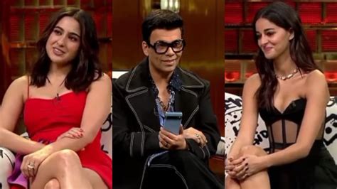 Koffee with Karan 8 promo: Sara Ali Khan teases Ananya Panday about ...