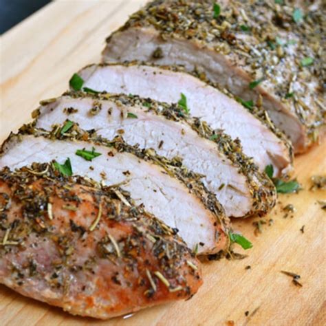 Herb-Crusted Pork Tenderloin