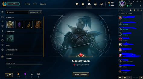 odyssey kayn from twitch prime skin shard- : r/KaynMains