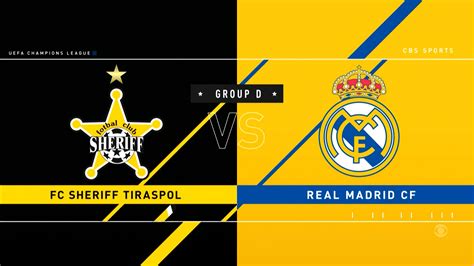 Watch UEFA Champions League: Sheriff vs. Real Madrid - Full show on Paramount Plus