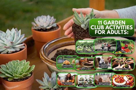 21 Ideas For Garden Club Activities For Adults