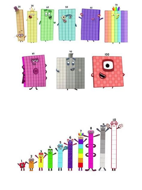 Magnetic numberblocks set 1 to 100 – Artofit