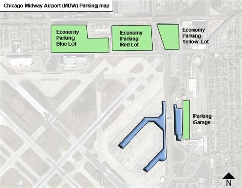 Midway airport map