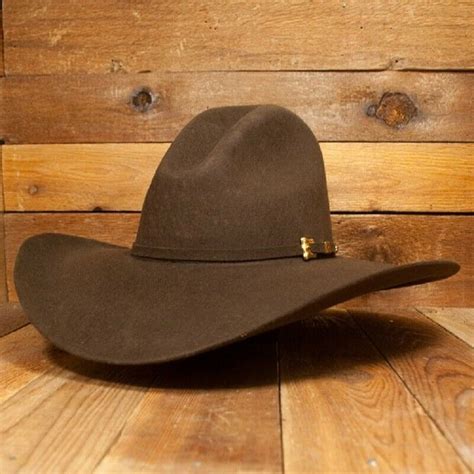 GUS ~ Dark BROWN ~3X Wool Felt HAT~ 4.5" Brim RODEO Cowboy Western ...