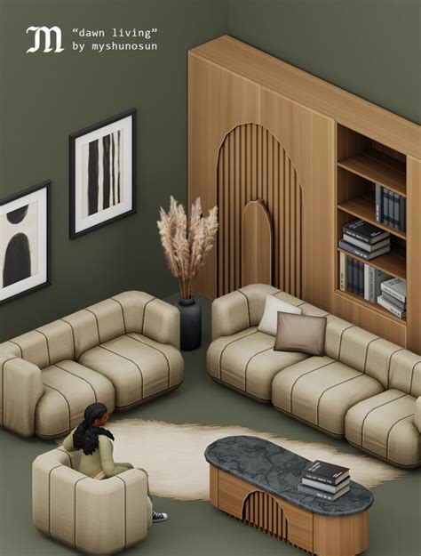 Sims 4 Living Room Cc Folder | Baci Living Room