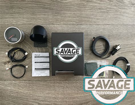 60mm Savage DUAL Display Oil Pressure Gauge 7 Colours – Savage Performance and Spares