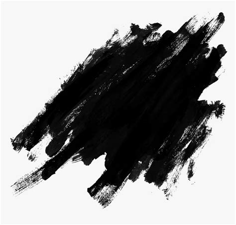 Black Splatter Png Free Picture - Brush Stroke Vector Png, Transparent Png - kindpng