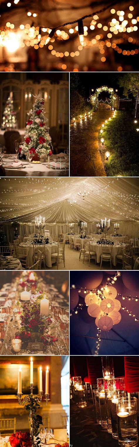 Festive Lighting Ideas for A Christmas Wedding - Glitzy Secrets