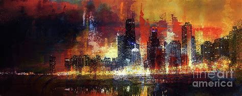 Chicago Skyline Wall Art (Page #10 of 35) | Fine Art America