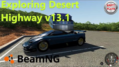 Exploring Desert Highway Map in BeamNG - YouTube