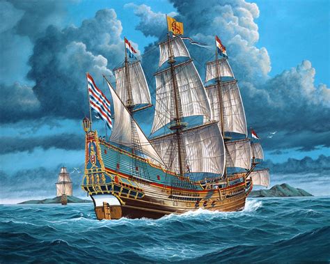 Photos Batavia ship Sailing Painting Art